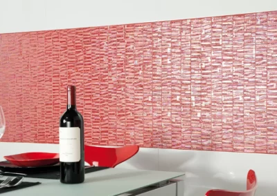 Mosaïque rouge